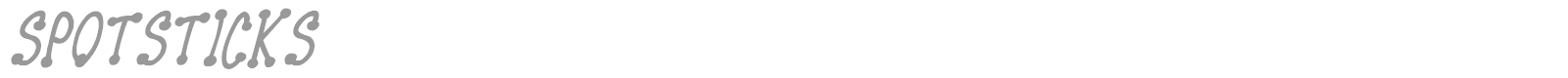 Spotsticks font preview